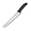 Nůž na pečivo SWISS CLASSIC 26 cm, černá, plast, Victorinox