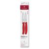 Sada nožů SWISS CLASSIC 10 cm, sada 2 ks, červená, plast, Victorinox