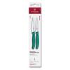 Sada nožů SWISS CLASSIC 10 cm, sada 2 ks, zelená, plast, Victorinox