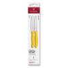 Sada nožů SWISS CLASSIC 11 cm, sada 2 ks, vroubkované, žlutá, plast, Victorinox