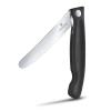 Kapesní nůž SWISS CLASSIC 11 cm, vroubkovaný, černá, plast, Victorinox