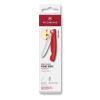 Kapesní nůž SWISS CLASSIC 11 cm, vroubkovaný, červená, plast, Victorinox