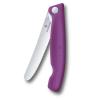 Kapesní nůž SWISS CLASSIC 11 cm, vroubkovaný, fialová, plast, Victorinox