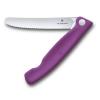 Kapesní nůž SWISS CLASSIC 11 cm, vroubkovaný, fialová, plast, Victorinox