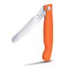Kapesní nůž SWISS CLASSIC 11 cm, vroubkovaný, oranžová, plast, Victorinox