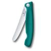 Kapesní nůž SWISS CLASSIC 11 cm, vroubkovaný, zelená, plast, Victorinox