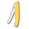 Kapesní nůž SWISS CLASSIC 11 cm, vroubkovaný, žlutá, plast, Victorinox