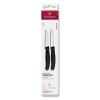 Sada nožů SWISS CLASSIC 8 cm, rovné ostří, sada 2 ks, černá, plast, Victorinox