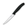Steakový nůž SWISS CLASSIC 11 cm, černá, plast, Victorinox