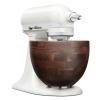 Kuchyňský robot ARTISAN 5KSM156 4,7 l, porcelánově bílá, s dřevěnou mísou, KitchenAid