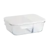 Box na potraviny PKV-033 1,45 l, sklo / silikon, Pebbly