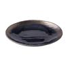 Jídelní talíř GLOSS BLACK 24 cm, černá, keramika, MIJ