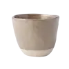Šálek LOPSIDED 180 ml, hnědá, keramika, MIJ