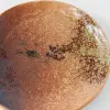 Jídelní talíř WABI SABI 24 cm, hnědá, keramika, MIJ