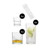 Sada sklenic s brčky STAGE, sada 17 ks, Zwiesel Glas