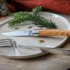 Steakový nůž 10 cm, sada 4 ks, olivové dřevo, Opinel