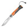 Kapesní nůž N°08 OUTDOOR 8,5 cm, oranžová, Opinel