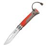 Kapesní nůž N°08 OUTDOOR 8,5 cm, červená, Opinel