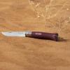 Kapesní nůž N°08 BUSHWACKER 8,5 cm, granátová, habrové dřevo, Opinel