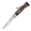 Kapesní nůž N°08 BUSHWACKER 8,5 cm, tmavě hnědá, habrové dřevo, Opinel