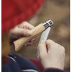 Dětský nůž N°07 MY FIRST OPINEL 8 cm, bukové dřevo, s pouzdrem na opasek, Opinel
