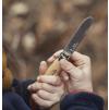 Dětský nůž N°07 MY FIRST OPINEL 8 cm, bukové dřevo, s pouzdrem na opasek, Opinel