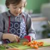 Škrabka na zeleninu LE PETIT CHEF, červená, bukové dřevo, Opinel