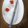 Jídelní nůž BON APPÉTIT + 11 cm, sada 4 ks, šedá, plast, Opinel
