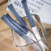 Jídelní nůž BON APPÉTIT + 11 cm, sada 4 ks, šedá, plast, Opinel