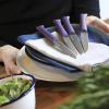 Jídelní nůž BON APPÉTIT + 11 cm, fialová, plast, Opinel