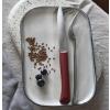 Jídelní nůž BON APPÉTIT + 11 cm, granátová, plast, Opinel