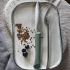 Jídelní nůž BON APPÉTIT + 11 cm, šalvějová, plast, Opinel