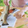Filetovací nůž N°121 PARALLÈLE 18 cm, přírodní, bukové dřevo, Opinel