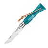 Kapesní nůž N°06 BUSHWACKER 7 cm, tyrkysová, habrové dřevo, Opinel