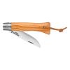 Kapesní nůž NÉO6 OPIFLEX 7 cm, hnědá, olivové dřevo, Opinel