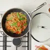 Wok PEAK 30 cm, s poklicí, nerez + keramika, Zwilling
