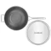 Wok PEAK 30 cm, s poklicí, nerez + keramika, Zwilling