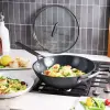 Wok MILANO 30 cm, s poklicí, černá, keramika, Zwilling