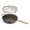 Hluboká pánev MILANO 28 cm, s poklicí, hnědá, keramika, Zwilling