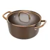 Hrnec MILANO 24 cm, 4,7 l, hnědá, keramický povrch, ZWILLING