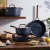 Wok MILANO 30 cm, s poklicí, modrá, keramika, Zwilling