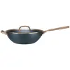 Wok MILANO 30 cm, s poklicí, modrá, keramika, Zwilling