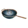 Wok MILANO 30 cm, s poklicí, modrá, keramika, Zwilling