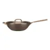Wok MILANO 30 cm, s poklicí, hnědá, keramika, Zwilling