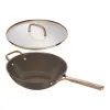 Wok MILANO 30 cm, s poklicí, hnědá, keramika, Zwilling
