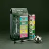 Dárková sada čajů GREEN TEAS, 5 x 20 g plechovka + infuzér, Kusmi Tea