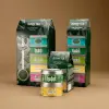 Dárková sada čajů GREEN TEAS, 5 x 20 g plechovka + infuzér, Kusmi Tea
