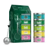 Dárková sada čajů GREEN TEAS, 5 x 20 g plechovka + infuzér, Kusmi Tea