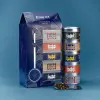 Dárková sada čajů BLACK TEAS, 5 x 20 g plechovka + infuzér, Kusmi Tea