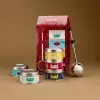 Dárková sada čajů ICONICS TEAS, 5 x 20 g plechovka + infuzér, Kusmi Tea